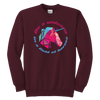 Image of Be a unicorn in a field of horses Youth Crewneck Sweatshirt