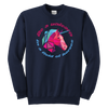 Image of Be a unicorn in a field of horses Youth Crewneck Sweatshirt