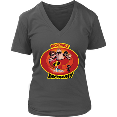 Mrs Incredible Mommy V-Neck Shirt