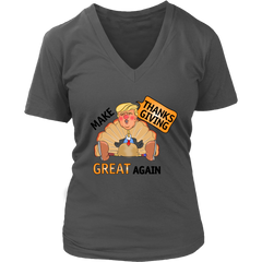 Make Thanksgiving Great Again Womens V-Neck