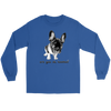 Image of French Bulldog Shirt Frenchie T-Shirt Are You OK Hooman Gildan Long Sleeve Tee