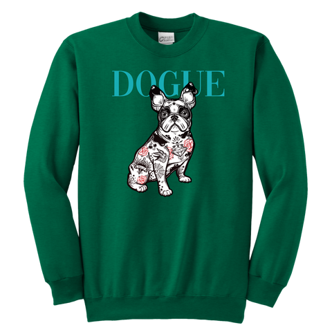 French Bulldog Shirt Frenchie T-Shirt Dog Lover Vogue Youth Crewneck Sweatshirt