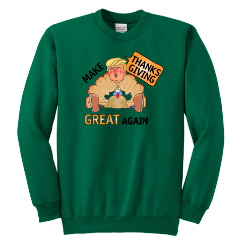 Make Thanksgiving Great Again Youth Sweatshirt