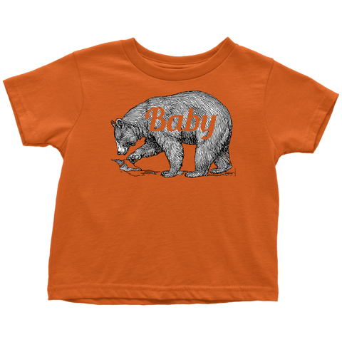 Baby Bear Funny Toddler T-Shirt Cute Creeper Family