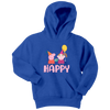 Image of Peppa gives present for little girl Youth Hoodie