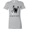 Image of French Bulldog Shirt Frenchie T-Shirt Are You OK Hooman Bella Womens Shirt