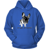 Image of French Bulldog Shirt Frenchie T-Shirt Are You OK Hooman Unisex Hoodie