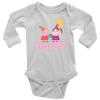 Image of Peppa gives present for little girl Baby Bodysuit