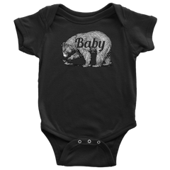 Baby Bear Funny Infant Shirts Cute Newborn Creeper Family Bodysuit