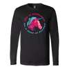 Image of Be a unicorn in a field of horses Canvas Long Sleeve Shirt