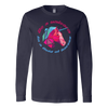 Image of Be a unicorn in a field of horses Canvas Long Sleeve Shirt