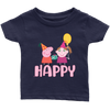 Image of Peppa gives present for little girl Infant T-Shirt