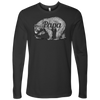 Image of Mens Papa Bear Funny Shirts Dads Gift Idea Novelty Tees Family Long Sleeve