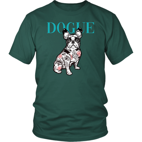 French Bulldog Shirt Frenchie T-Shirt Dog Lover Vogue District Unisex Shirt