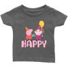 Image of Peppa gives present for little girl Infant T-Shirt