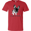 Image of French Bulldog Shirt Frenchie T-Shirt Are You OK Hooman Canvas Mens Shirt