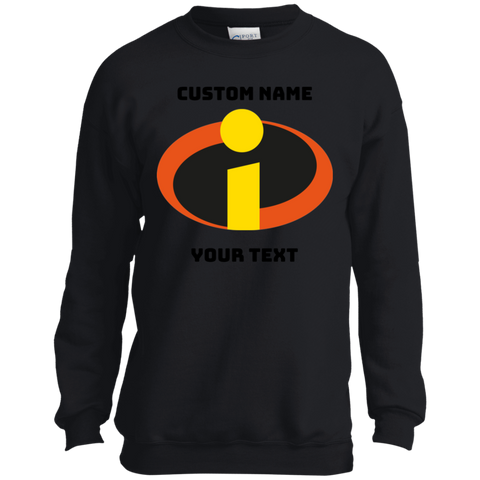 The Incredibles Family Shirts Custom birthday Youth Sweatshirt