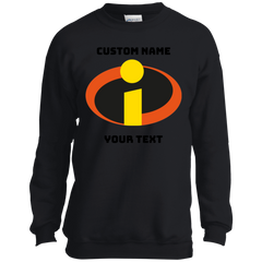 The Incredibles Family Shirts Custom birthday Youth Sweatshirt