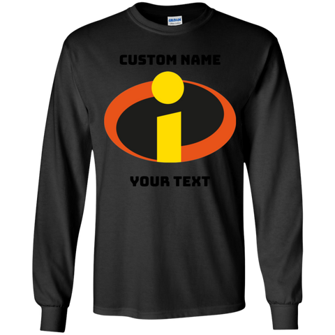 The Incredibles Family Shirts Custom birthday Youth LS T-Shirt