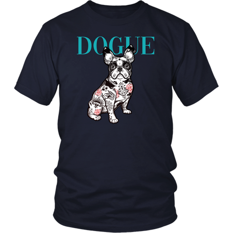 French Bulldog Shirt Frenchie T-Shirt Dog Lover Vogue District Unisex Shirt