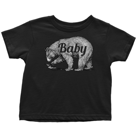 Baby Bear Funny Toddler T-Shirt Cute Creeper Family