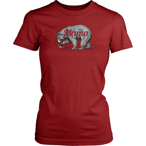 Mama Bear Family District Women Shirt