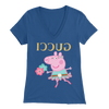 Image of Peppa Funny Shirt Bella Womens V-Neck