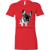 Image of French Bulldog Shirt Frenchie T-Shirt Are You OK Hooman Bella Womens Shirt