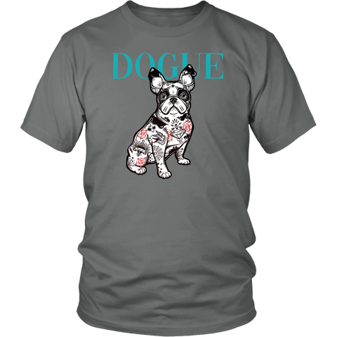 French Bulldog Shirt Frenchie T-Shirt Dog Lover Vogue District Unisex Shirt