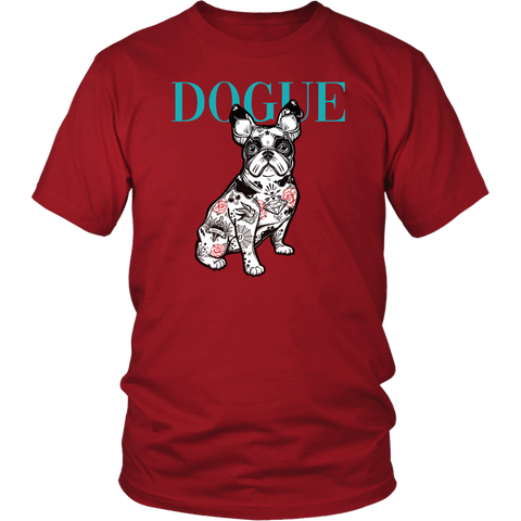 French Bulldog Shirt Frenchie T-Shirt Dog Lover Vogue District Unisex Shirt