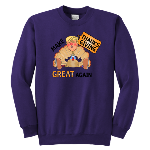 Make Thanksgiving Great Again Youth Sweatshirt