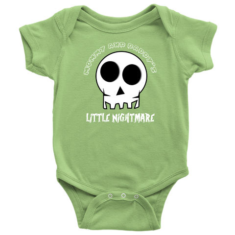 Mommy & Daddys Little Nightmare! Onepiece Bodysuit