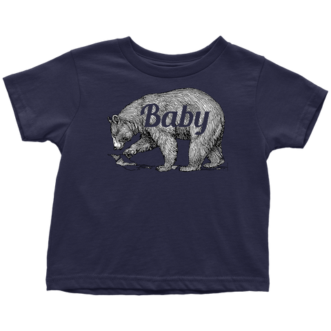 Baby Bear Funny Toddler T-Shirt Cute Creeper Family