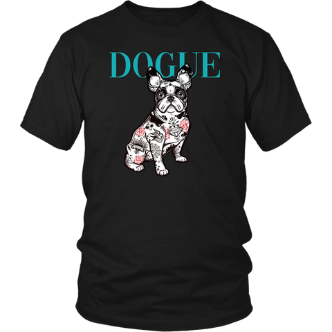 French Bulldog Shirt Frenchie T-Shirt Dog Lover Vogue District Unisex Shirt