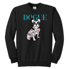 French Bulldog Shirt Frenchie T-Shirt Dog Lover Vogue Youth Crewneck Sweatshirt