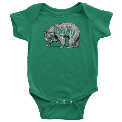 Baby Bear Funny Infant Shirts Cute Newborn Creeper Family Bodysuit