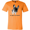 Image of French Bulldog Shirt Frenchie T-Shirt Are You OK Hooman Canvas Mens Shirt