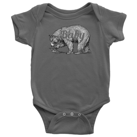 Baby Bear Funny Infant Shirts Cute Newborn Creeper Family Bodysuit