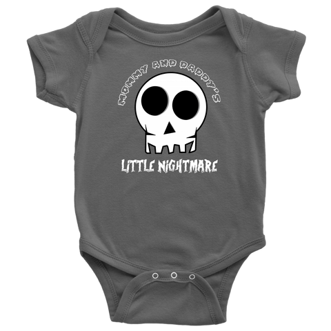 Mommy & Daddys Little Nightmare! Onepiece Bodysuit