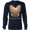 Image of Frenchie Mama French Bulldog Mum Dog Lover Long Sleeve Shirt