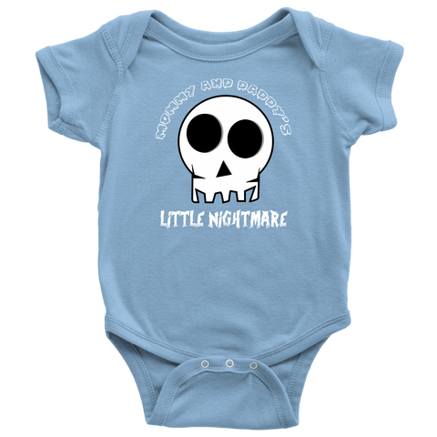 Mommy & Daddys Little Nightmare! Onepiece Bodysuit