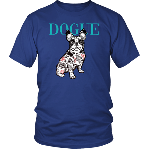 French Bulldog Shirt Frenchie T-Shirt Dog Lover Vogue District Unisex Shirt