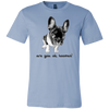 Image of French Bulldog Shirt Frenchie T-Shirt Are You OK Hooman Canvas Mens Shirt