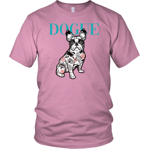 French Bulldog Shirt Frenchie T-Shirt Dog Lover Vogue District Unisex Shirt