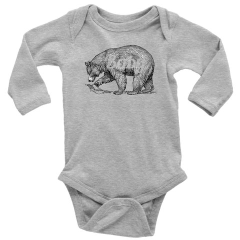 Baby Bear Funny Infant Shirts Cute Newborn Creeper Family Long Sleeve Bodysuit