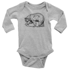 Baby Bear Funny Infant Shirts Cute Newborn Creeper Family Long Sleeve Bodysuit