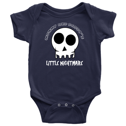 Mommy & Daddys Little Nightmare! Onepiece Bodysuit