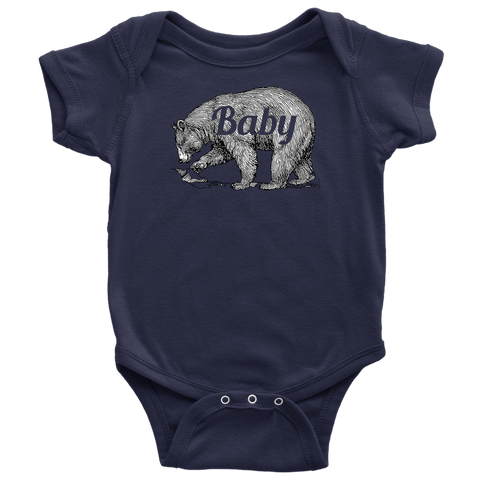 Baby Bear Funny Infant Shirts Cute Newborn Creeper Family Bodysuit