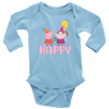 Image of Peppa gives present for little girl Baby Bodysuit