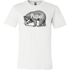 Image of Mens Papa Bear Funny Shirts Dads Gift Idea Novelty Tees Family Canvas Shirt